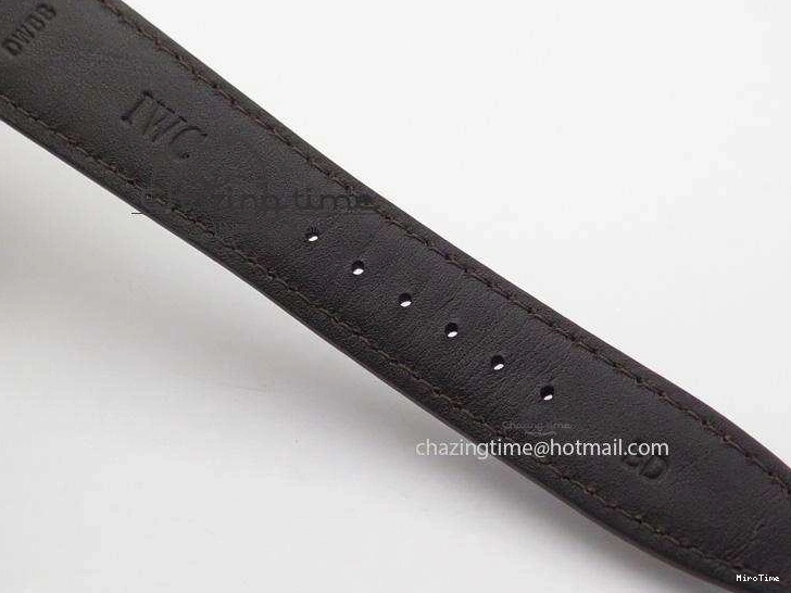 MIROTIME 0726 MoistureWicking Portuguese Real PR IW500704 ZF 1:1 Best Edition On Brown Leather Strap A52010 V 7311